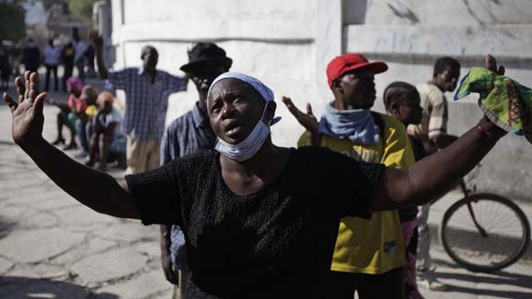On Haiti, Tom Barrett's atrocious bile "Haiti, Government Of The Devil, By The Devil, And For The Devil"- responses