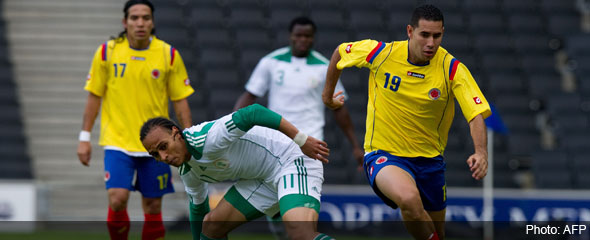 Nigeria in 1-1 tie with Colombia in pre-World Cup soccer