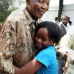 91-yrs-old Mandela bids painful goodbye to 13-yrs-old great grand-daughter Zenani