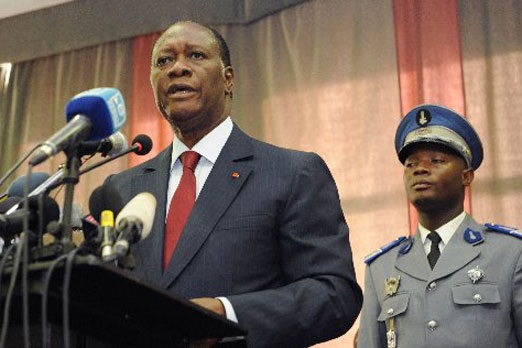 USAfrica: ANARCHY LOOMS in IVORY COAST as 2 Presidents are sworn in; Gbagbo and Ouattara marshall forces in Abidjan