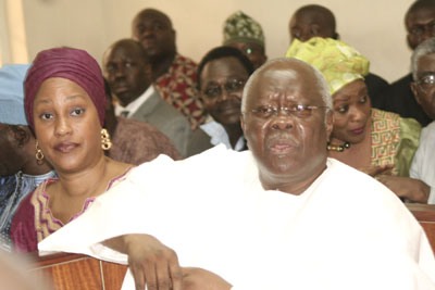 Nigeria's latest ex-convict Bode George should not be celebrated by Obasanjo, Jonathan and the PDP.