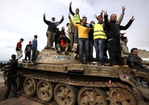 Libya's opposition reject African Union's "peace deal", says Ghaddafi "must go"