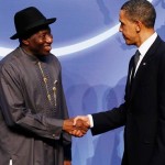 USAfrica: Obama meets African leaders, Nigeria's Jonathan and Gabon's Ondimba