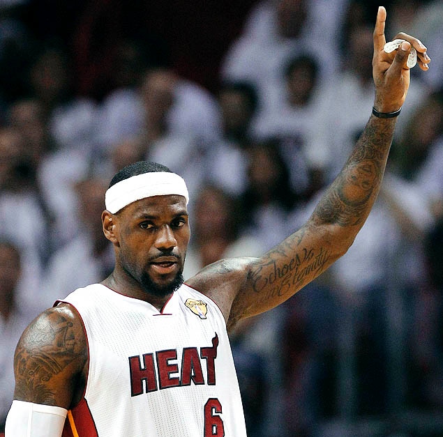 Now, the King is LeBron James!