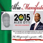 Alex Otti's Abia Manifesto to be excerpted first on USAfricaonline.com, next week