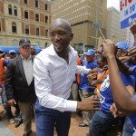 South Africa's opposition party elects first black leader