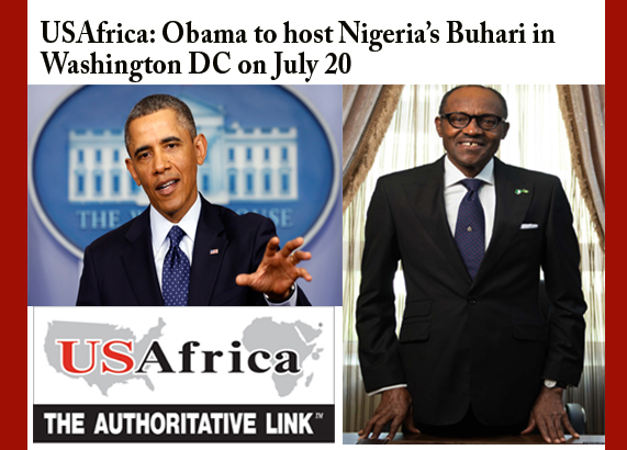 USAfrica: Obama to host Buhari in Washington DC on July 20
