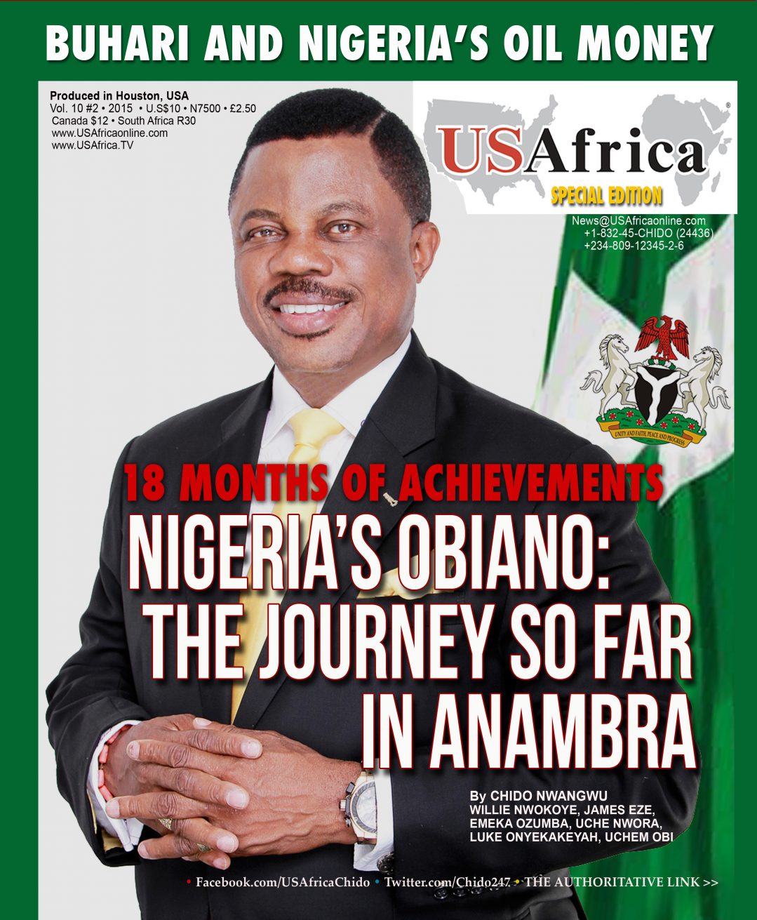 USAfrica: 10 reasons why Obiano's popularity is sky high
