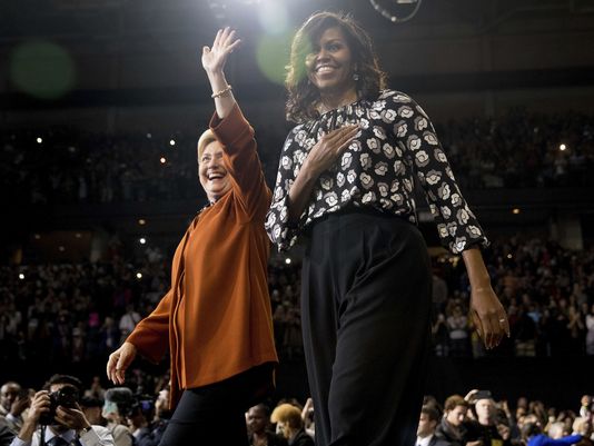 Michelle Obama dazzles crowd at Clinton rally: "If Hillary doesn't win that's on us"