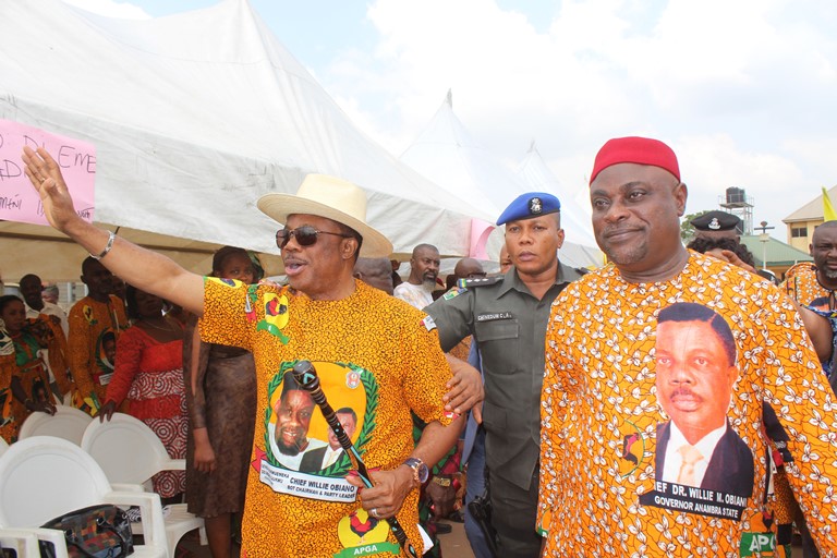 USAfrica: Obiano, APGA stakeholders return Oye as Chairman; resolve leadership crisis