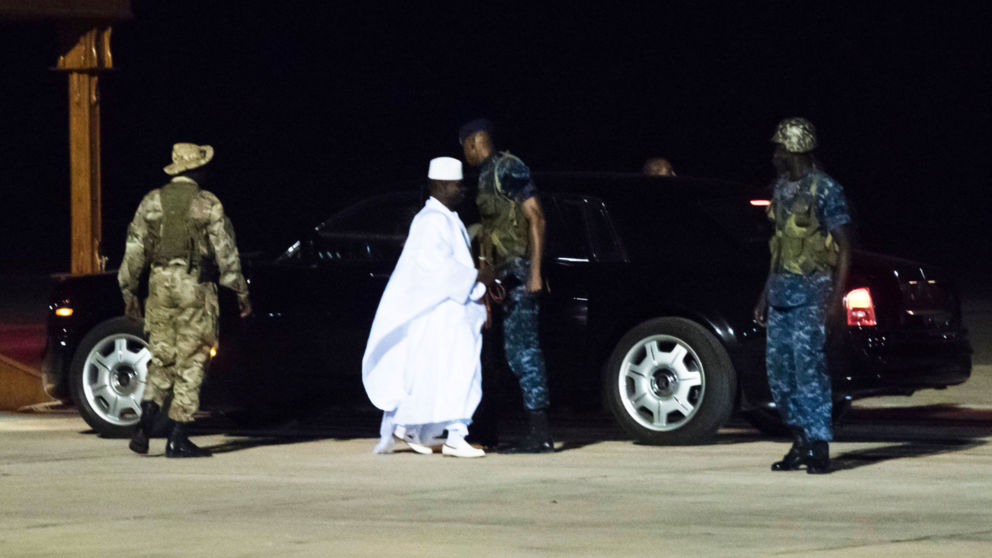 USAfrica: Gambia’s tyrant Yahya Jammeh flies into exile in Equatorial Guinea