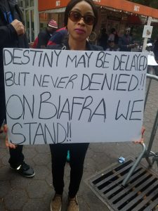 USAfrica: Why I joined protest against Buhari at U.N over killings and Biafra. By Jane Ikezi