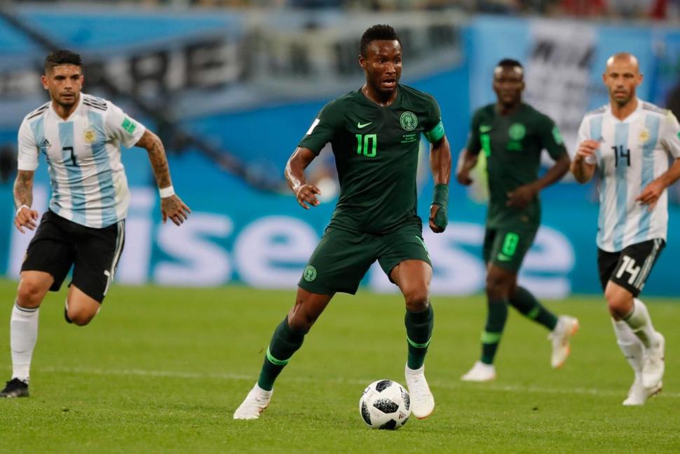 Nigeria captain Obi Mikel told 4 hours before World Cup game against Argentina his father was kidnapped