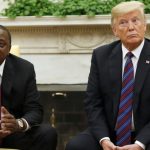 Kenya’s President returns home after meeting with Trump on trade, security