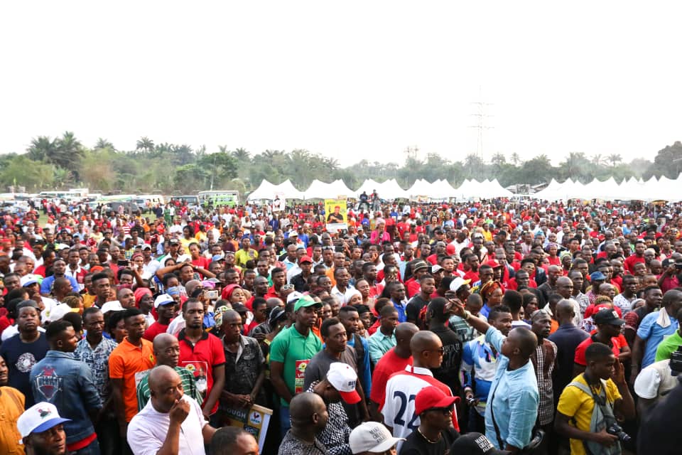 USAfrica: APGA's Otti draws record-breaking crowd, rally in Isiala Ngwa (pixs)