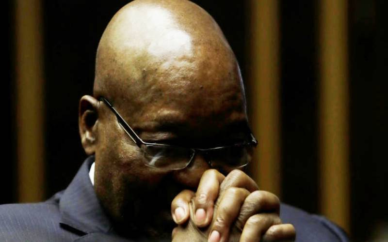 South Africa’s ex-President turns himself in for a 15-month prison term