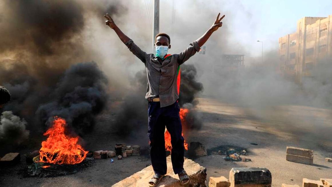 Military coup in Sudan face protests; nationwide state of emergency declared.
