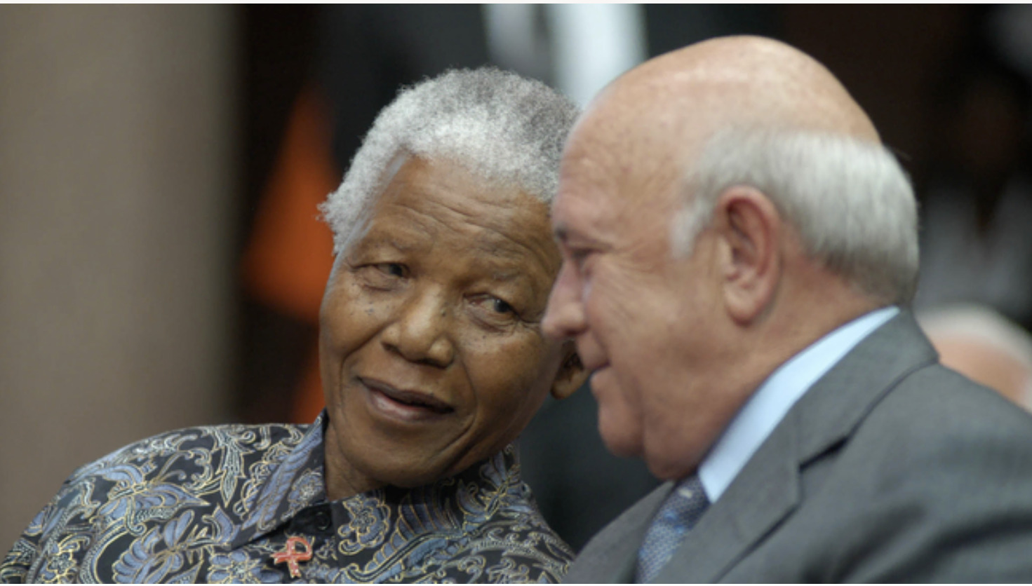 FW de Klerk, the last President of apartheid. By Sinethemba Sankara Bizela