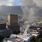 "The roof of the Old Assembly building has collapsed”; fire in South Africa’s Parliament
