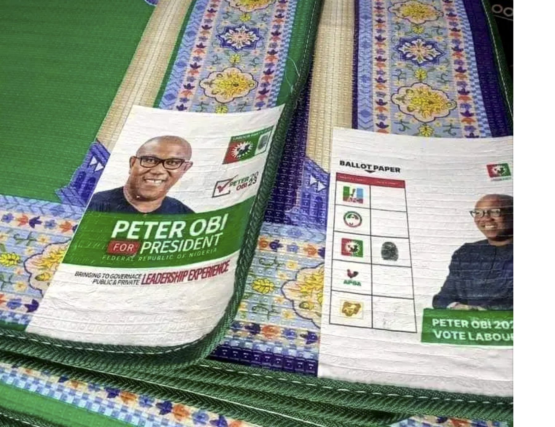 USAfrica: Nigeria's Peter Obi says his campaign not involved in decision by a support group to add his picture on Muslim prayer mats
