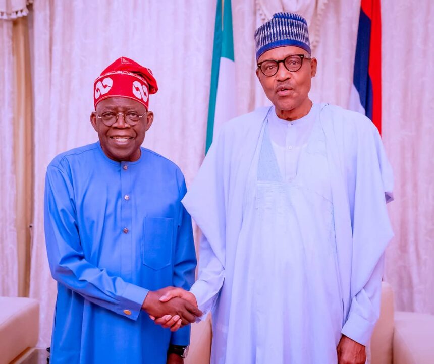 Buhari congratulates Tinubu “on his victory... the people’s decision has been rendered"