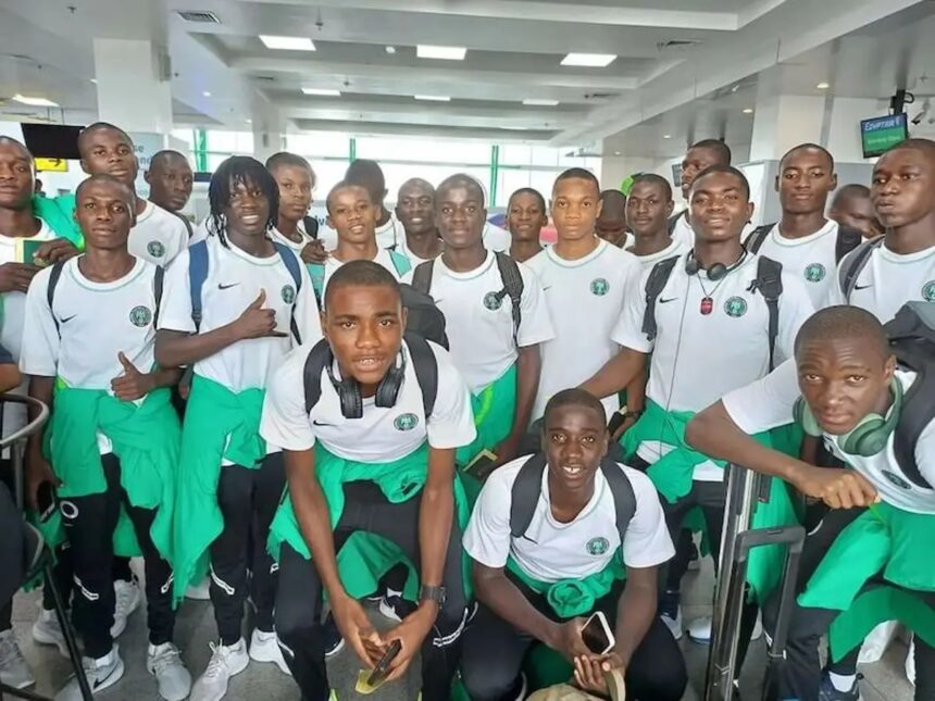 Nigeria Golden Eaglets arrive in Algeria ahead Under-17 AFCON