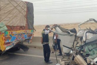 15 dead in truck-bus collision near Egypt's capital