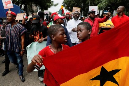 Ghanaians protest over economic hardship