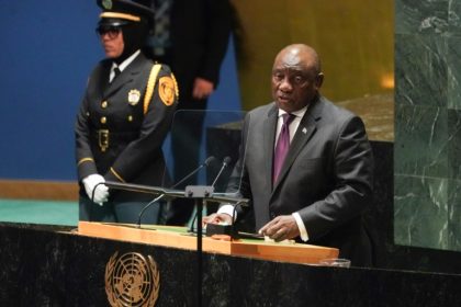 South Africa President at the UN says money spent on war is 'indictment' of world