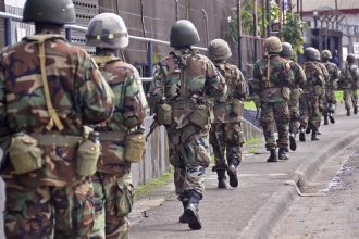 13 Sierra Leonean military officers arrested for attempting to stage a coup.