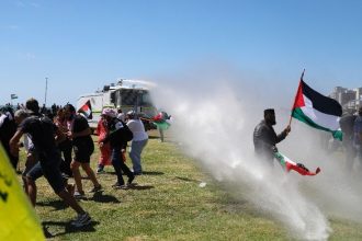 Police quell clashes between pro-Israel and pro-Palestinian demonstrators in South Africa