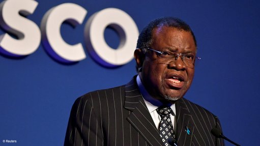 Namibian president to undergo treatment after “cancerous cells” found