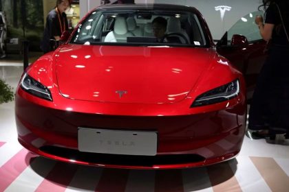 Tesla launches redesigned model 3