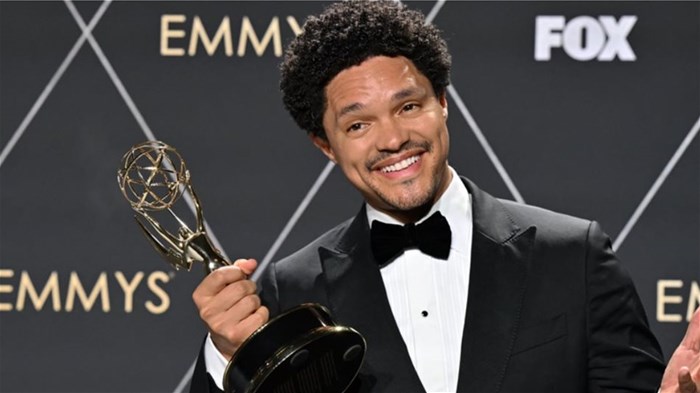 Trevor Noah wins Emmy for best variety talk series