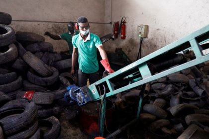 Nigeria: Transforming tires into tiles and bricks