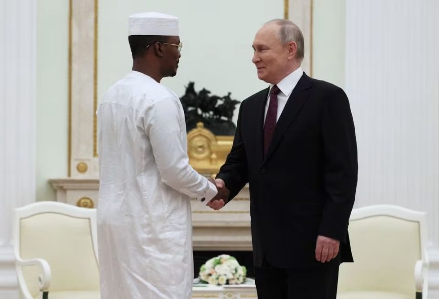 Putin meets Chad junta leader amid Russia-France competition in Africa