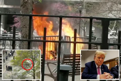 Tragic Incident Outside Trump Trial Courthouse: Man Sets Himself Ablaze