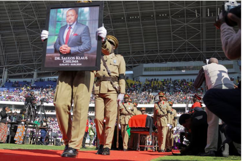 Malawians mourn Vice President Chilima