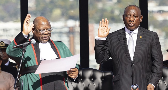 Cyril Ramaphosa sworn in for second term as South African President