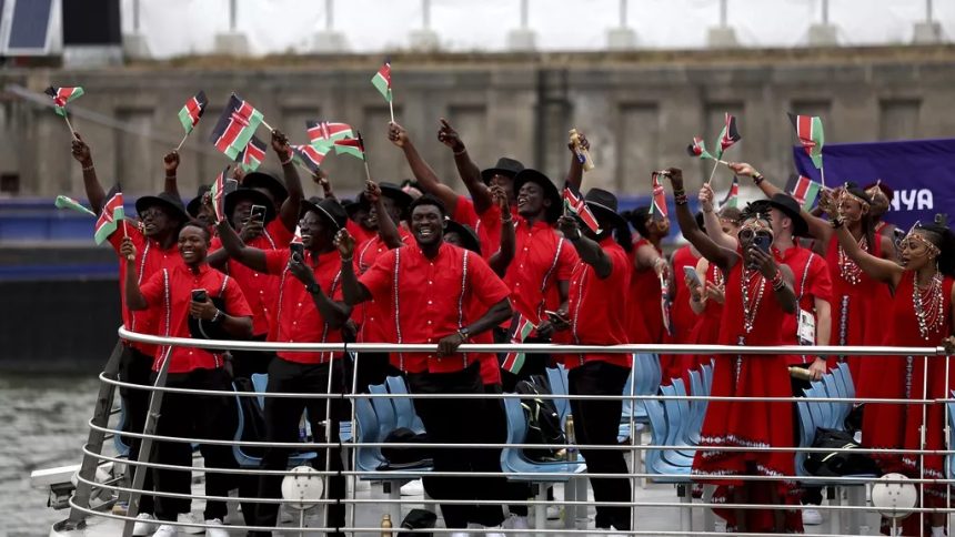 Olympic opening ceremony unfolds along the Seine River in Paris