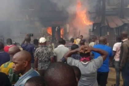 Fire ravages Lagos Plank Market with property worth millions