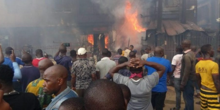 Fire ravages Lagos Plank Market with property worth millions