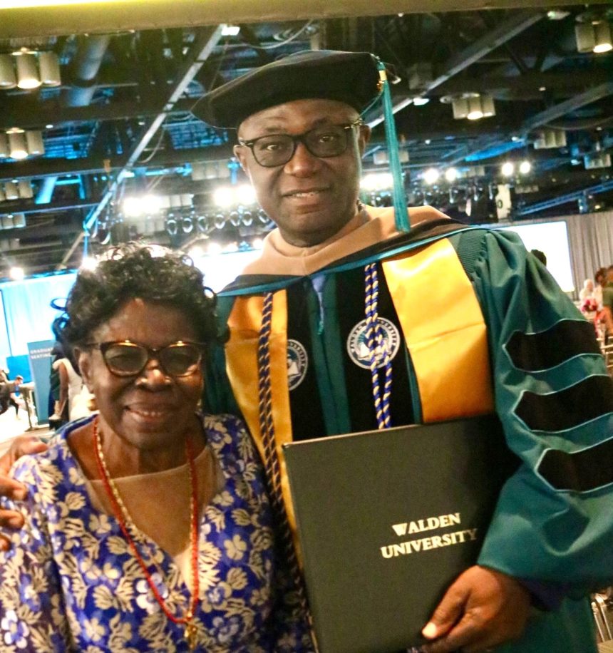 USAfrica: Toast to my beloved Mother on my doctorate. By Simon Iberosi