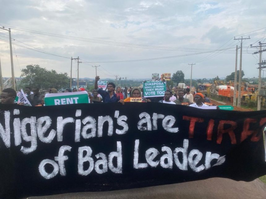 EndBadGovernance: Abuja began a one-million-man protest