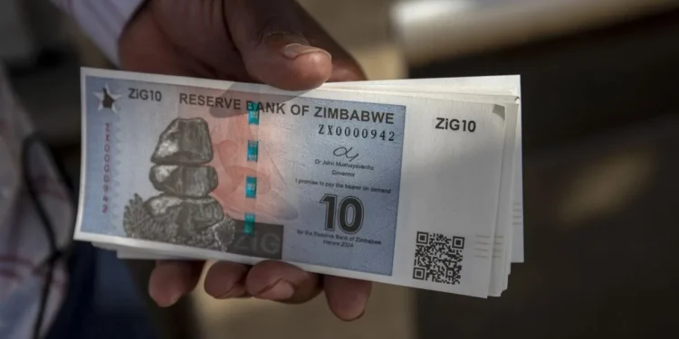 Zimbabwe's new currency falls over 40% amid central bank exchange rate adjustments