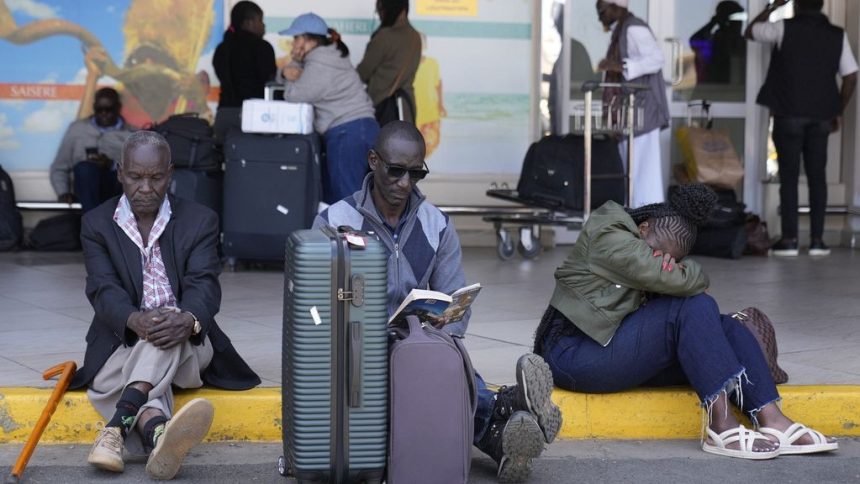 Flights grounded at Kenya's main airport