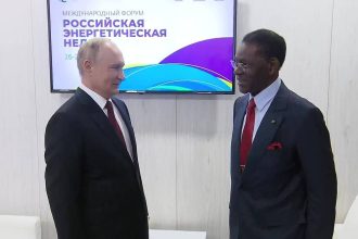 Putin and Equatorial Guinea president discuss energy collaboration in Moscow