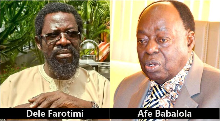 The Afe Babalola-Dele Farotimi affair: Anarchy in quest of freedom. By Abdu Rafiu