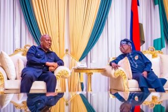 Tinubu welcomes Ghana’s President-elect Mahama in Abuja