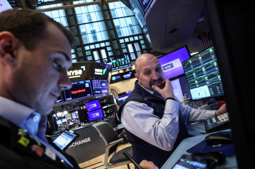 U.S. stocks climb on tech boost as tariff exemptions lift Apple's shares